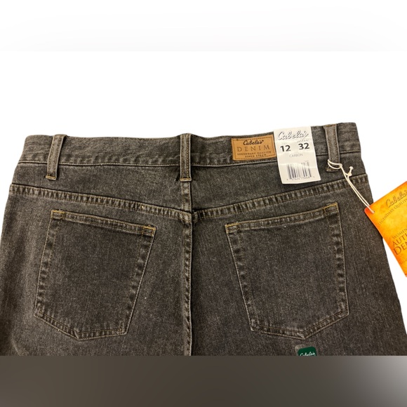 2 Cabela’s Lot Women’s Jeans Sz 12/ 32 Regular Carbon (Lot of two) - Picture 6 of 9